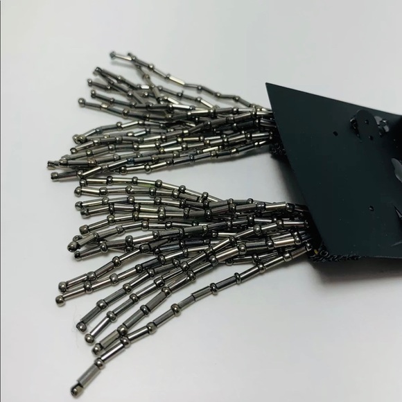 nOir Jewelry Tassel Clip On Earrings Metallic - Picture 3 of 3